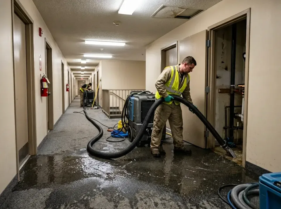 multi-unit-apartment-hallway-f-005 — frequently asked questions, Emergency Burst Pipe Water Extraction & Removal in Lakehurs…